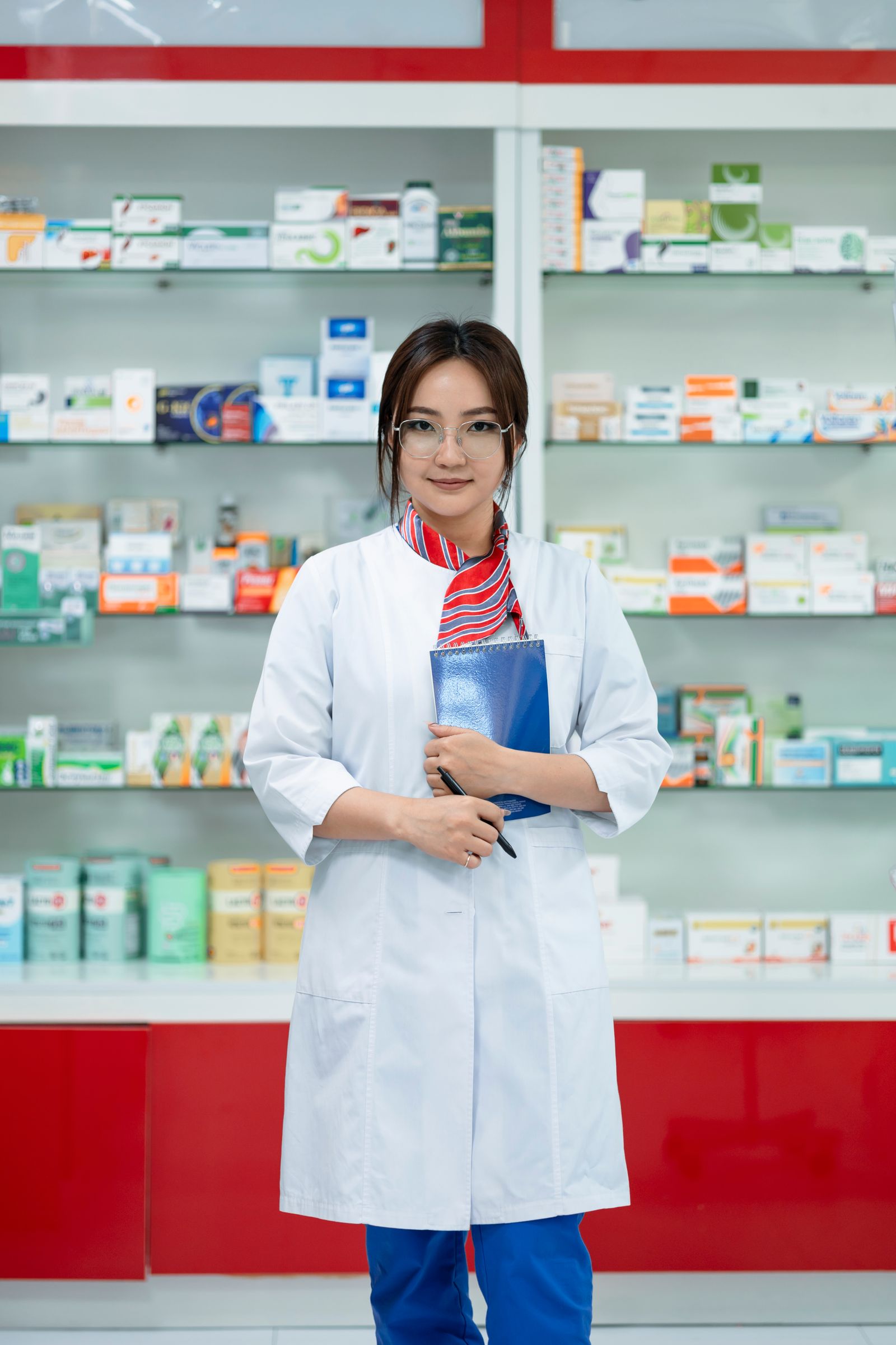 Pharmacy professional in a pharmacy