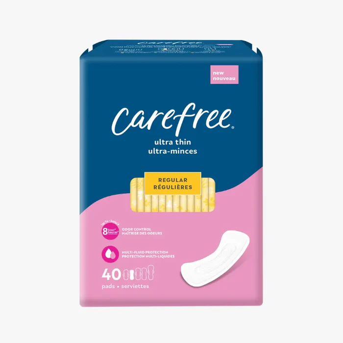 Carefree Ultra Thin Pads Regular 40's