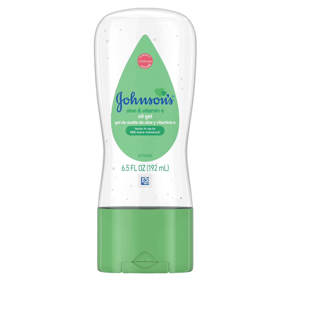 J&J BABY OIL ALOE GEL 6.5OZ