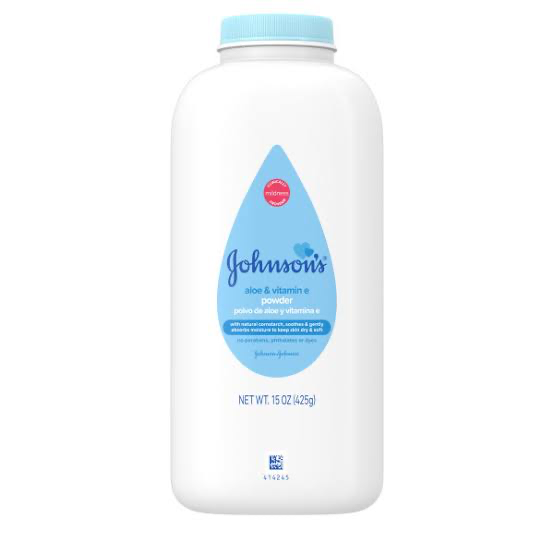 J&J BABY POWDER ALOE & VITAMIN E 9OZ (255G)