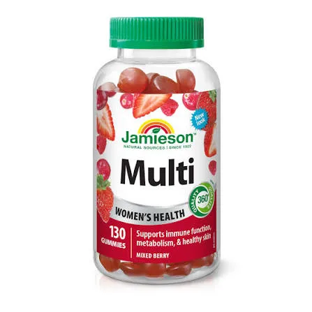 JAMIESON MULTIVITAMIN GUMMIES FOR WOMEN - MIXED  BERRY (130)