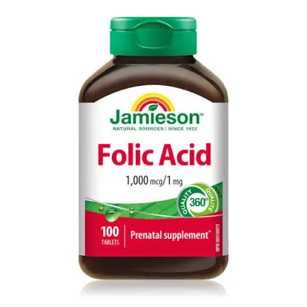 JAMIESON FOLIC ACID 1MG (100)