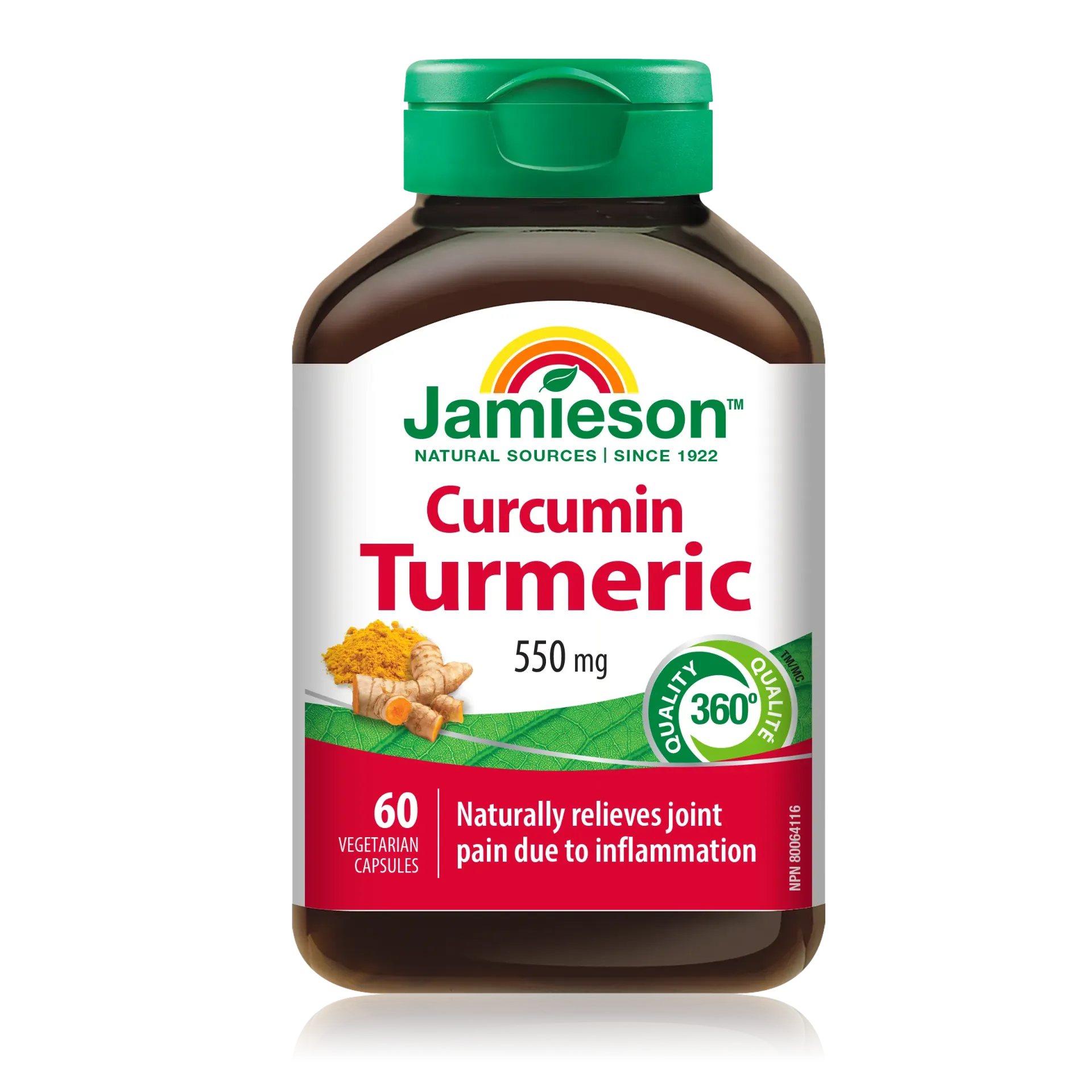 JAMIESON TURMERIC 550MG CAPSULE (60)