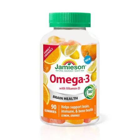 JAMIESON OMEGA-3 GUMMIES FAMILY FRIENDLY (90)