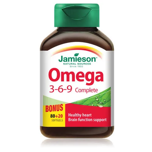 JAMIESON OMEGA 3-6-9 COMPLETE (80+20)