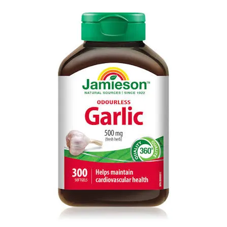 JAMIESON ODORLESS GARLIC 500MG (100)