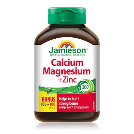 JAMIESON MEGA CAL CALCIUM MAGNESIUM WITH ZINC  (100+100)
