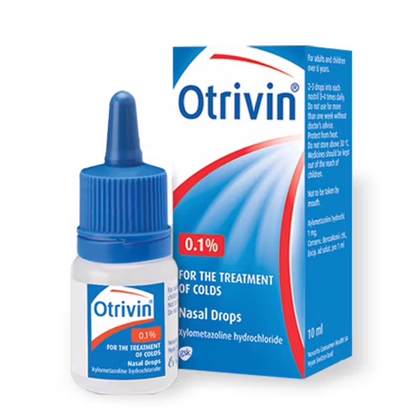 Otrivin Nasal Drop 0.1% 10ml