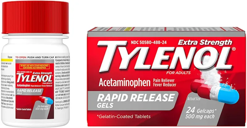 Tylenol Rapid Release Gels 24's
