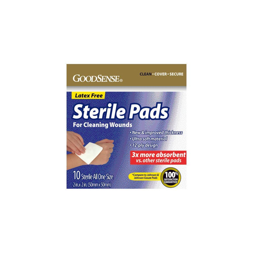 GoodSense Sterile Pads 2x2 10ct